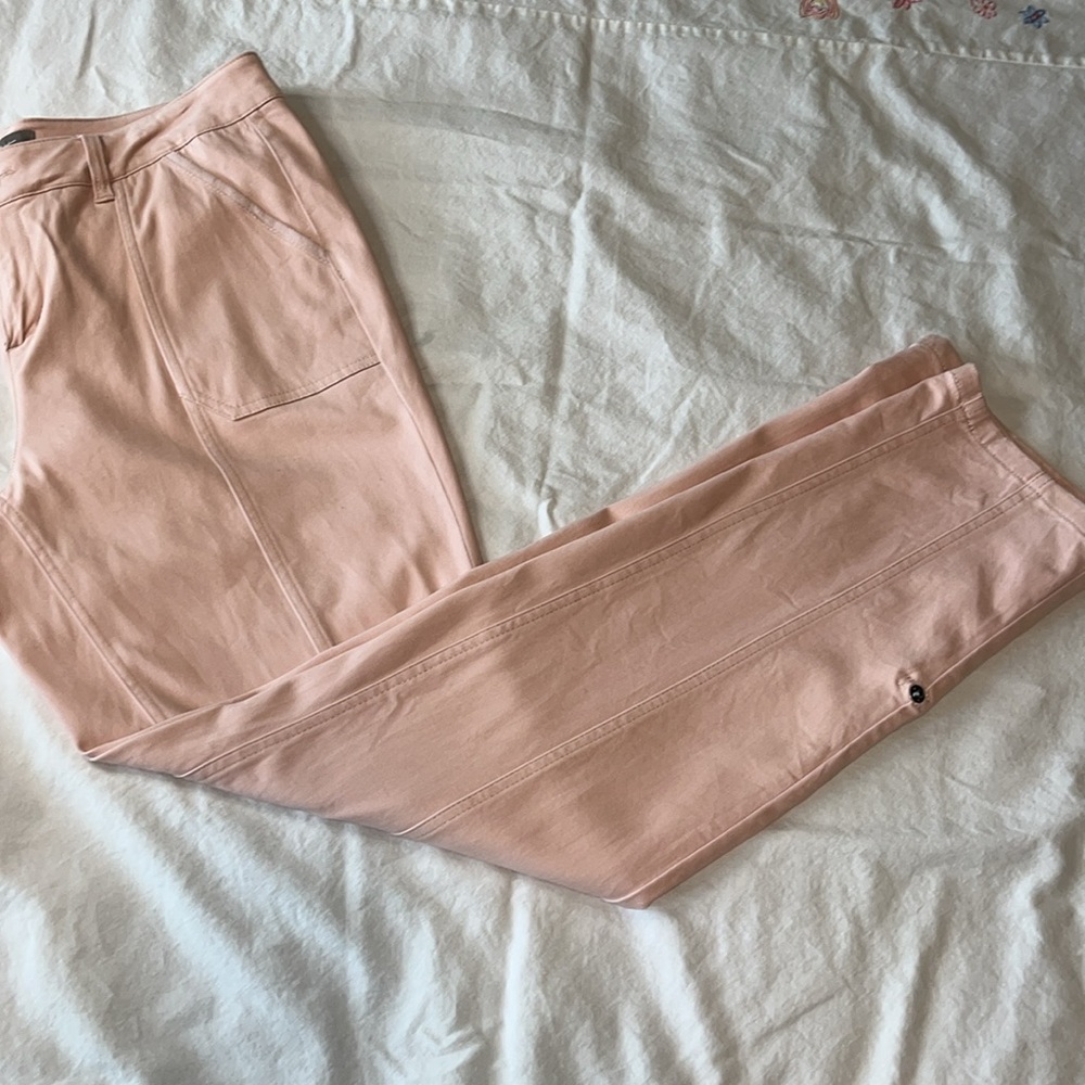 Motto size 12. Dusty Pink roll cuff pants. Front & back pockets. Ultra soft.